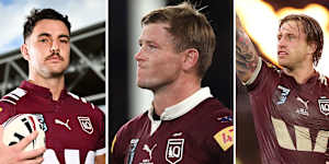 Queensland Maroons Melbourne Storm composite