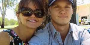 Dean Gray with his mother Cherina.