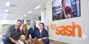 SASH’s specialist vets devote their care to 18,000 cases per year.