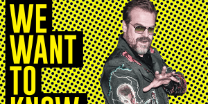 How did David Harbour become Mr Lily Allen?