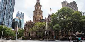 Clover Moore will block a proposal to light Sydney Town Hall in the colours of the Israeli flag.