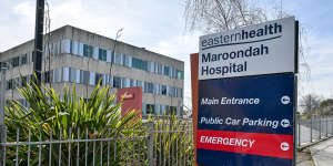 The government is under fire over plans to rename the Maroondah Hospital. 