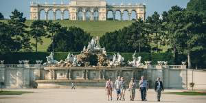 There’s no shame in letting someone else do the work for you – on tour with Insight Vacations at Vienna’s Schonbrunn Palace Gardens.