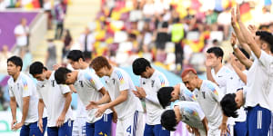 World Cup LIVE:Belgium equal record,Japan stun Germany as Socceroos regroup for Tunisia