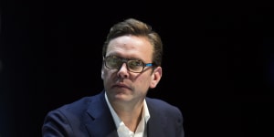 James Murdoch resigned from the News Corporation board in August.