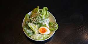 Gem lettuce salad.