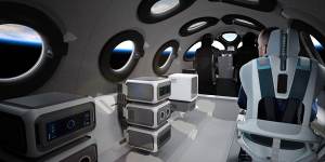 Richard Branson's Virgin Galactic unveils a spaceship cabin fit for the very rich