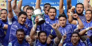 Samoa surge back to win Pacific Nations Cup