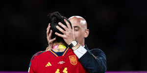 Luis Rubiales accused of ‘inappropriately touching’ England players