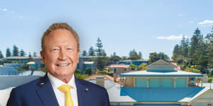 Forrest is among Cottesloe’s most prominent residents,with several adjoining properties.