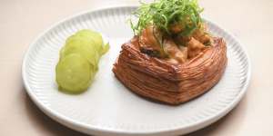 Lune croissant loaded with butter chicken will lure you in.