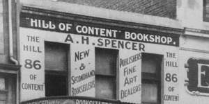 In the early days of the Hill of Content book store.