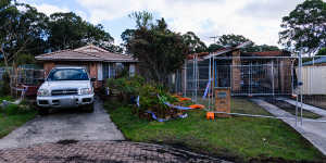 A home in St Helens Park,on Briggs Place,was targeted by one of two suspected arson attacks and a shooting since May 1.