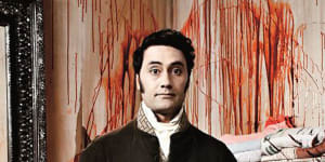 In the 2014 mockumentary horror film What We Do in the Shadows,which he co-directed with Jemaine Clement.