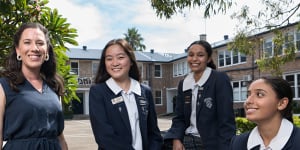 Strathfield Girls High creative arts teacher,Sophie Wade,says the new year 7 and 9 music syllabus includes more detailed content on melodies,musical styles and the different roles in an ensemble.