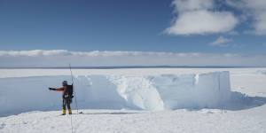 Iceberg larger than New York City breaks off the Brunt ice shelf