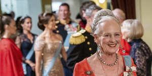 Queen Margrethe II of Denmark.