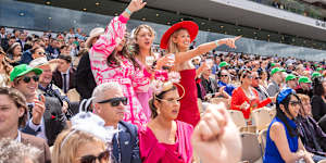 There’s never a dull moment at Flemington.