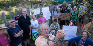 Tears as workers move in on Collingwood Children’s Farm community gardens