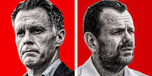 Premier Chris Minns and Labor MP Stephen Lawrence have not seen eye to eye on some issues.