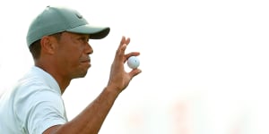 In the swing:Woods may play four matches at Presidents Cup