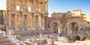 The Library of Celsus,Ephesus,Turkey. 