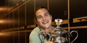 Aryna Sabalenka won the 2023 Australian Open.