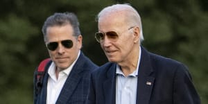President Joe Biden,and his son Hunter Biden.