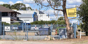 Freeway Storage in Belmont,taken over in the intervening years by National Storage,was the unassuming scene of the crime. 