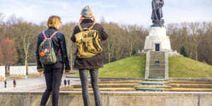 Sites such as Treptower Park provide a glimpse into Berlin's anguished soul.