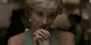 Elizabeth Debicki as Princess Diana in season five of the Netflix production ‘The Crown’. 