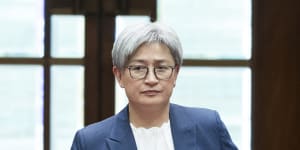 Foreign Minister Penny Wong says those granted temporary visas went through the proper security checks.