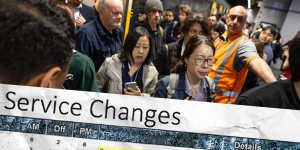 Service changes from new rail timetable.