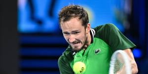 Daniil Medvedev won the first two sets,but lost another Australian Open final;his third time as runner-up.