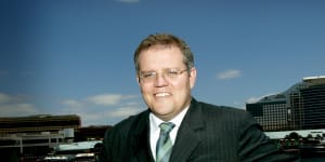 Scott Morrison as head of Tourism Australia,in 2004.