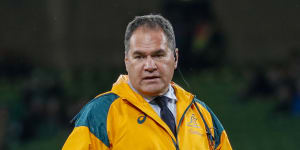 Dave Rennie is safe as Wallabies coach,Rugby Australia CEO Andy Marinos said.