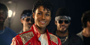 Jaafar Jackson as his uncle in the new blockbuster biopic Michael.