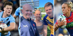 Strange days:One family and three games in two hours make NRL history