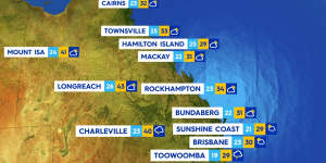 National weather forecast for Sunday November 10