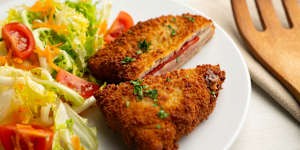 Cachopo,Spain’s version of the classic pub schnitzel.