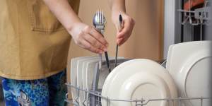 Cuts both ways:Do you stack your cutlery in the dishwasher pointy end up or down?