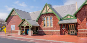 The incident happened at 10.30am on Wednesday at the Bunbury Museum and Heritage Centre.