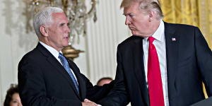 Mike Pence likens Donald Trump to Martin Luther King jnr in border wall stalemate