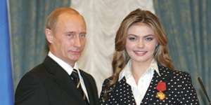 Alina Kabaeva,who has been linked to Vladimir Putin,decorated with the Order of Merit for the Fatherland by the Russian President in 2005.