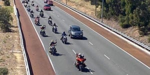 Motorcyclist dies,two others rushed to hospital in tragic end to Perth charity ride