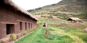 il Moray,the restaurant and research lab from Peruvian chef Virgilio Martinez of Central,overlooking the circular Inca terraces of Moray,Peru.