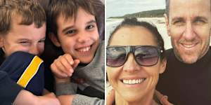 Jarrod Clune,50,Maiwenna Goasdoue,49,and their sons Leon,16,and Otis,14,were found at the Mott Close property on Friday morning.