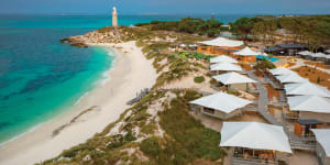 Catch a sunset from Pinky’s dunes on a day trip to Rottnest Island.