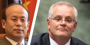 Prime Minister Scott Morrison disagrees with China’s ambassador to Australia Xiao Qian that there is no threat to Australia from China’s expansion in the Pacific.