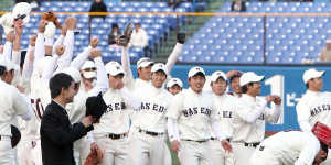 Catch a baseball game at Jingu Stadium.